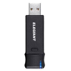 ELEGIANT BTI-069 bluetooth 5.1 Transmitter Wireless Audio Transmitter Mini USB 3.5 Jack BT Adapter for TV headphones Home Stereo System PC