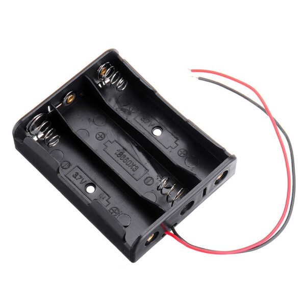 10pcs 3 Slots 18650 Battery Holder Plastic Case Storage Box for 3*3.7V 18650 Lithium Battery