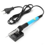 110V/220V 60W Adjustable Temperature Welding Solder Soldering Iron Tool Kit EU/US Plug Adaptor US