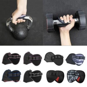Neoprene Hand Support Grip Pads Fitness Enhanced Weightlifting Powerlifting Sports Hand Protector for Gym Workout Color Black