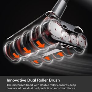 ILIFE H11 Cordless Stick Vacuum Cleaner | Double Roller Brush | 16000pa | Extremely Light and Flexible