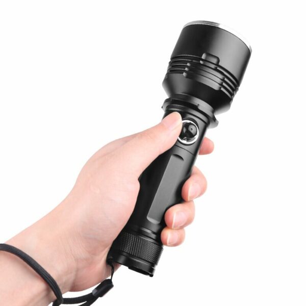 XHP70 Diving Light Yellow White LED 1500 Lumens Super Bright Diving Torch Underwater 50m Flashlight IPX8 Waterproof Diving Lamp for Diving Activities Color White
