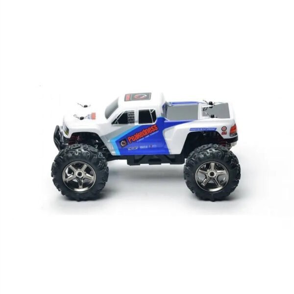 1/24 RC Racing Car 2.4G 4WD 40KM/H High Speed Crawler Monester Full Proportional Remote Control Vehicle Model for Kids Adults Color White