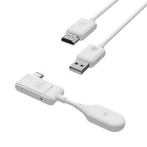 BlitzWolf BW-CS7 Wireless USB-C to HD Transmitter and Receiver Kit Screen Cast Display Adapter for iPhone 15 & USB C Equiped Phone Laptop PC Tablet