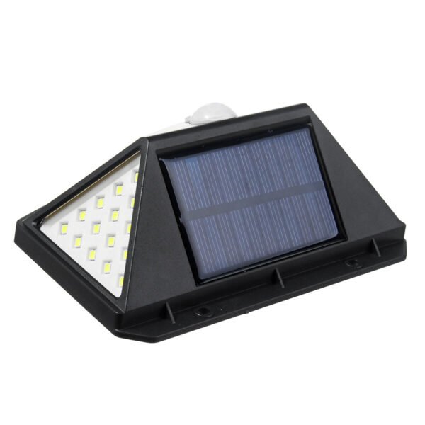 100 LED Solar Power Waterproof IP65 PIR Motion Sensor Solar Light Outdoor Garden Lamp Light Color White Light