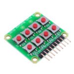 10pcs Micro Switch 2x4 Matrix Keyboard 8 Bit Keyboard External Keyboard Expansion Board Module Geekcreit for Arduino - products that work with official Arduino boards
