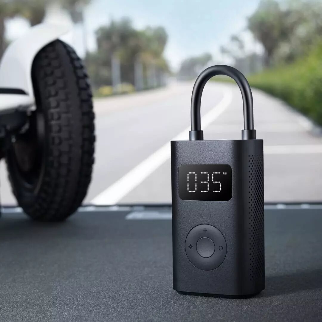 0e085927-56e0-4b8e-8dbd-b39dbe9553d3.jpg XIAOMI 1S 150PSI Electric Tire Air Pump 60W Power 2000mAh LED Digital Pressure Display 5 inflation Modes Type-C Rechargeable for Bike Car Motorbike Football Type Second Generation