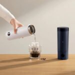 Xiaomi Mijia Portable Electric Heating Cup 2 350mL Temperature LED Thermos 316 Stainless Steel Boiling Cup Kettle For Travel Coffee Color Navy Blue