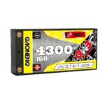 Gaoneng GNB43002S160i 7.4V 4300mAh 160C 2S LiPo Battery XT60 / XT90 / T Plug for 1/12 High Speed RC Car Vehicle Plug XT60