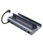 Bakeey 6-in-1 ROG Type-C Docking Station Steam Deck USB Hubs with USB3.0*3 PD100W Type-C 4K@60Hz HD Gigabit Ethernet Type 6 In 1