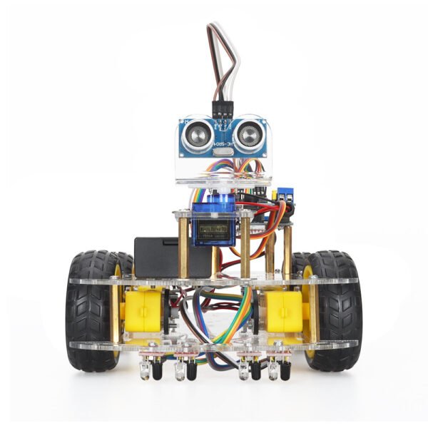 Smart Robot Car Starter Kit For Arduino Programming Electronic 4WD Robot Car Robotics Educational Kits