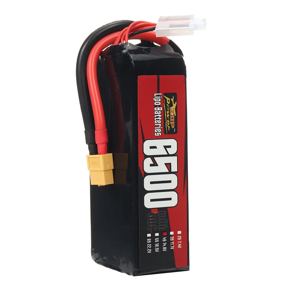 11ad3a38-71e3-4e99-9440-d190bd9c11af-1.jpg ZOP Power 4S 14.8V 6500mAh 30C 96.2Wh LiPo Battery XT60 Plug for RC Drone FPV Racing Airplane