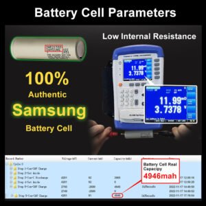 [EU Direct] Chamrider PVC 48V 14.5AH 696Wh Electric Bike Battery 2900mAh Lithium Li-ion 18650 Battery with 30A BMS Protection Board for 750W Max Motor Kit
