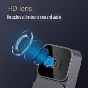 2.4G Smart Visual Doorbell with 4.3inch IPS Display Built-in Microphone Support Infrared Night Vision Two-way Intercom Wireless Home Door Bell