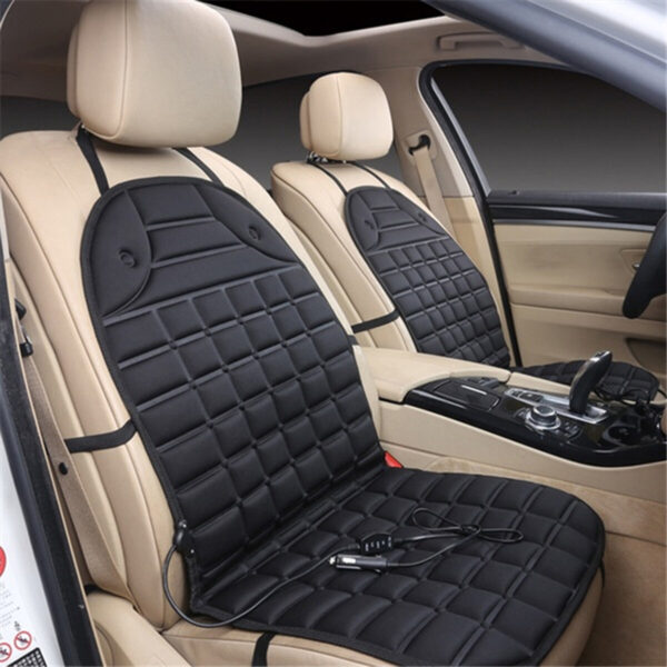 Heated Seat Cushion 12V Nonslip Car Heating Seat Cover Pad Winter Warm Backrest Type #1
