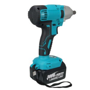 MUSTOOL 588N.M 1/2" 4000rpm Brushed Cordless Electric Wrench Forward Lock Switch Spanner with/without Battery Battery Without Battery