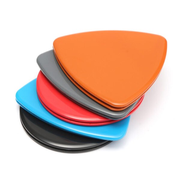 Yoga Slide Discs Fitness Body Building Plank Gilde Plate Workout Equipment Color Black