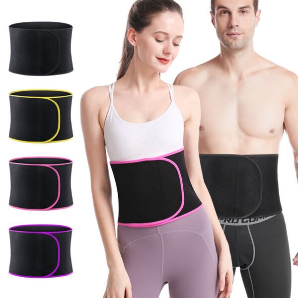 100% Neoprene Material Breathable Soft Adjustment Sports Fitness Waist for Weightlifting Yoga Size M