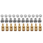 50PCS 2.1mm Adjustable Pushrod Connectors Linkage Stoppers For RC Airplane