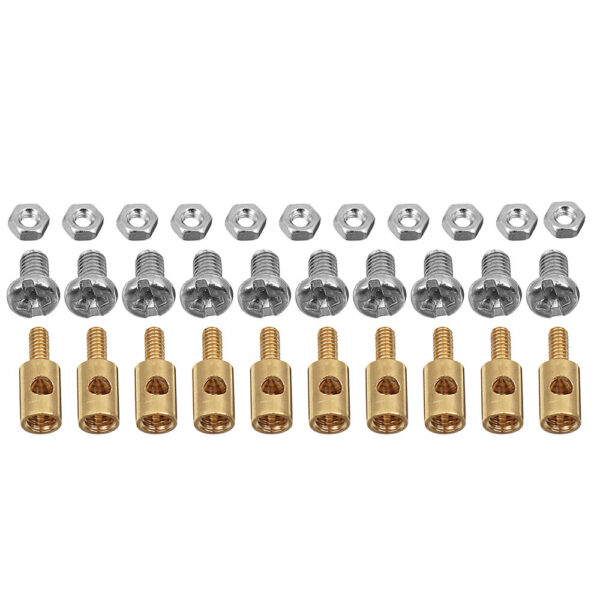 50PCS 2.1mm Adjustable Pushrod Connectors Linkage Stoppers For RC Airplane