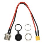 Electric Scooter Accessory 3 Pin Charging Interface Black T Type For Kugoo 8-Inch Charging Line