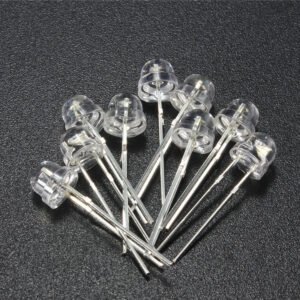 120pcs 5mm White Red Blue Green Yellow Purple LED Light Bulb Emitting Diode Lamp