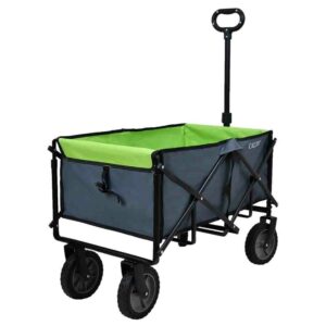 [EU Direct] CALTER Folding Camping Cart Wagon Utility Kids Wagon Outdoor Garden Foldable Utility Beach Trolley Cart Camping Folding Wagon, C-VOZIK-01