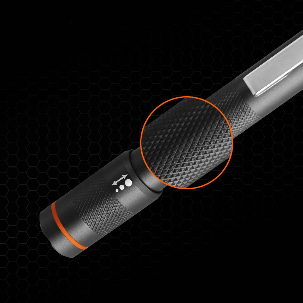 1eef9364-e188-44c1-aa98-9d079de88a35.jpg NICRON B22W LED Pocket Pen Light 120 Lumens Portable Zoomable Flashlight with Clip for Inspection Outdoor Camping Flashlight 2pcs AAA Penlight