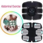 Bominfit EMS Smart Abdominal Muscle Stimulator 6 Modes EMS Training Arm Hip Exercise Belt for Home Gym Office Fitness
