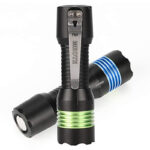 Meote FM1 Tactical Flashlight 4500 Lumens 152 Meters 4pcs LH351D 5000K High Lumen High CRI 90 Mini Portable EDC LED Flashlight Color Blue