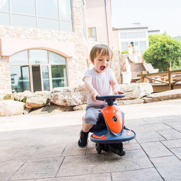 [EU Direct] ELJET 12V 4.5AH 35W Kids Ride on Swing Car 5.6km/h Max Speed Safety Rechargeable Battery Powered Electric Car for Children Under 100kg