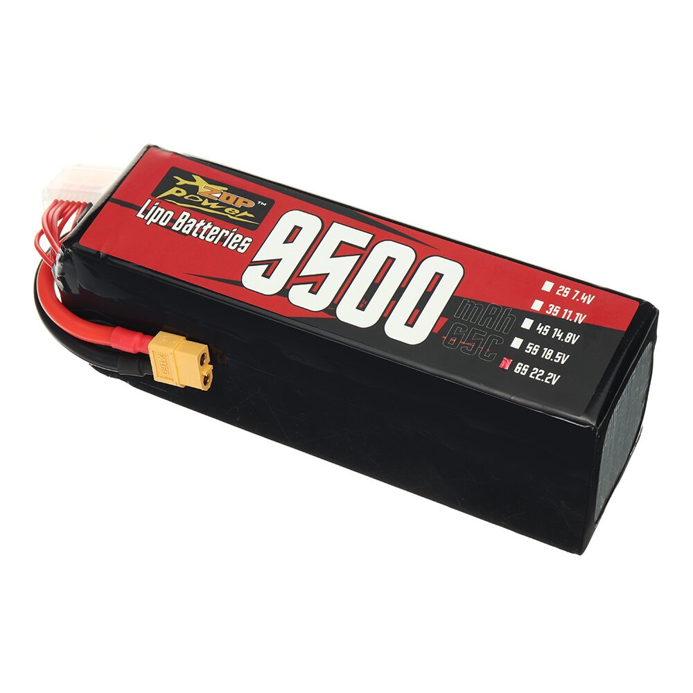 2715e141-43fa-4c6e-9817-1c49878c9d26-1.jpg ZOP Power 6S 22.2V 9500mAh 65C 210.9Wh LiPo Battery XT60 Plug for Long Range RC Drone FPV Racing