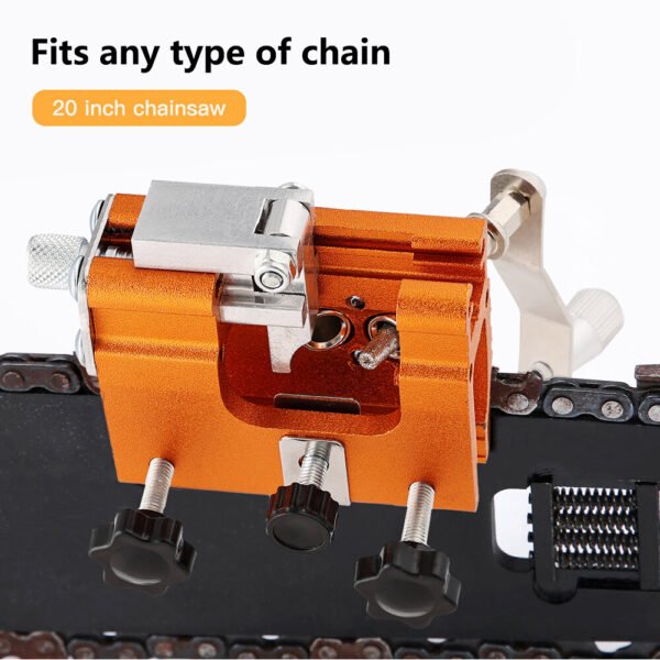 Chainsaw Sharpener Portable Chain Saw Sharpening Tool Set Sharpener File Table Quick Sharpening Suitable for All Kinds of Chain Saws and Electric Saws type Type A