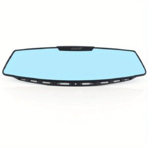 Car Rearview Mirror Blind Area Mirror Blue Light Anti-glare HD Wide-angle Mirror Plus Rearview Mirror Reversing Auxiliary Mirror Color Blue