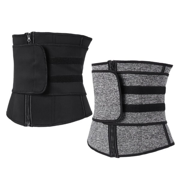 Women Neoprene Sauna Waist Trainer Sweat Belt Compression Trimmer Workout Fitness with Burning Fat Sports Protective Safety Gear Size L
