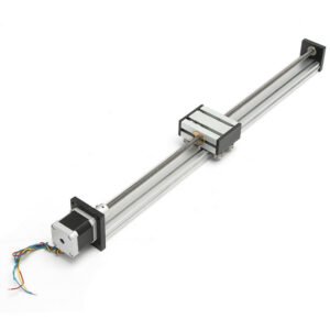 Machifit 100-500mm Stroke Linear Actuator CNC Linear Motion Lead Screw Slide Stage with Stepper Motor Length 100mm