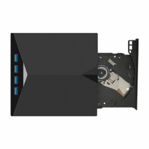 External DVD Burner USB3.0 Type C Multi-function Recorder 7-in-1 CD player Driver TF/SD Interface for PC Notebook