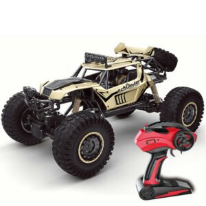 SF 609E 1/8 2.4G 4WD RC Car Electric Off-Road Vehicles Monster Truck Alloy Shell RTR Model Kid Children Toys Color Black