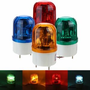 24V Road Traffic Warning Light Beacon LED Emergency Flashing Recover Safety Color. Yellow