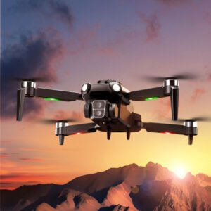 YLR/C S119 WiFi FPV with Electric Adjustment HD Dual Camera 360 Obstacle Avoidance Optical Flow Positioning Brushless Foldable RC Drone Quadcopter RTF Battery One Battery Color Grey