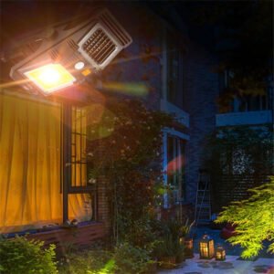 Solar Wall Lamp With Clip Motion Sensor Waterproof Portable Bug Killer LED COB Wall Light for Outdoor Courtyard Color Black