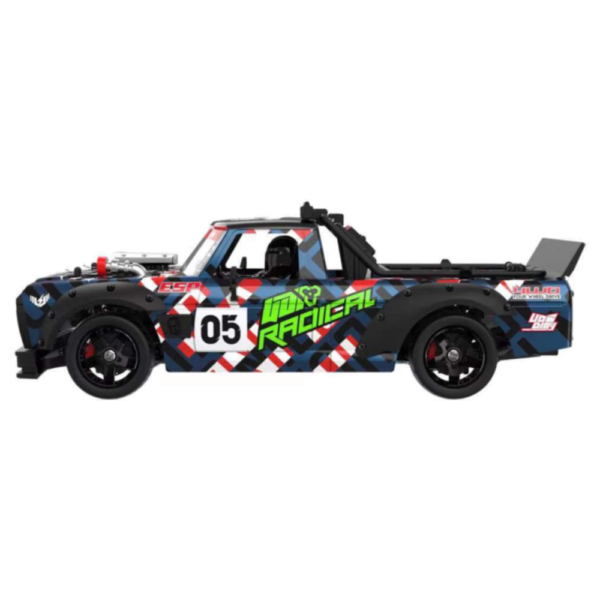 UDIRC 1005 1/10 2.4G 4WD 70km/h Brushless RC Car Drift MUSCLE On-Road Racing Flat ESP Gyro LED Lights Vehicles Models Hobbywing Motor ESC Metal Chassis Differential Toys Color Green