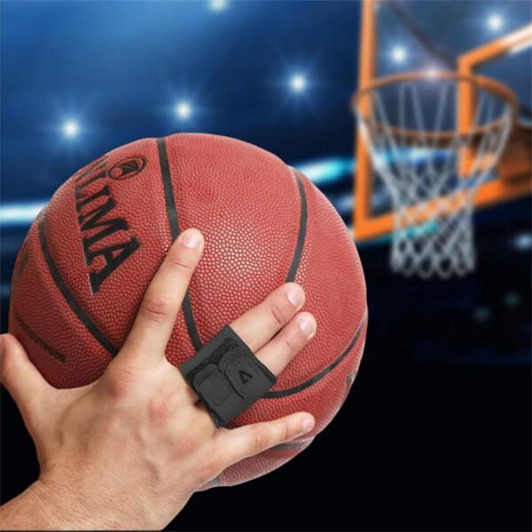 AOLIKES 2PCS Sports Volleyball Basketball Finger Support Protector Finger Guard Bandage Pain Relief Sport Protective Gear SIZE M