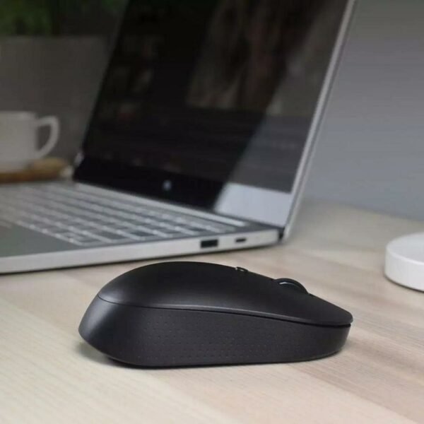 Xiaomi Mi Wireless Dual-Mode Mouse Silent Ergonomic bluetooth USB Side buttons Protable bluetooth & 2.4GHz Wireless Mouse for Laptop Color Black