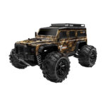 Funsky G2201 2.4G 1/16 4WD RC Car With LED Light High Speed Desert Truck Vehicle Models Color Brown
