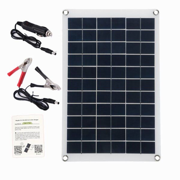 100W Solar Panel kit 12V battery Charger 10-100A LCD Controller For Caravan Van Boat Current without solar controller