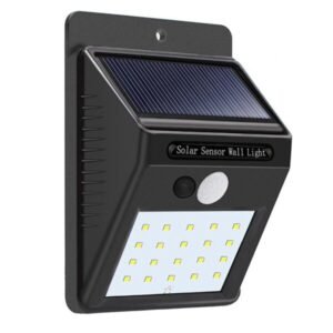 Solar Power 20 LED PIR Motion Sensor Wall Light Waterproof Outdoor Path Yard Garden Security Lamp Type #A