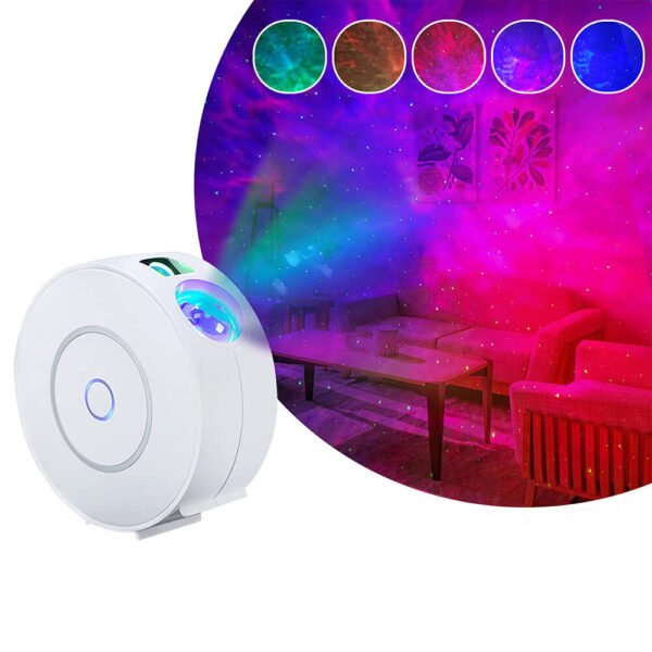 Colorful Starry Sky Galaxy Projector Nightlight Voice Control WIFI Timing Projection LED Cloud Star Night Light Projection Lamp