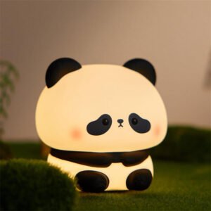 Panda Night Lights Animal Silicone Timing Rechargeable Night Light Cartoon Panda Bedroom Decoration For Kids Gift Boys Girls Gift Animal Panda DaTou