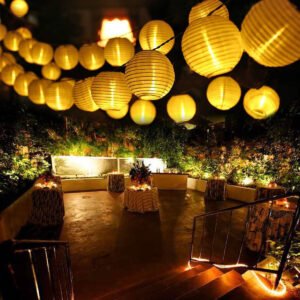 Outdoor Lantern Solar String Fairy Lights 10/20/30 LED For Party Wedding Decor LED Type White 10 lights